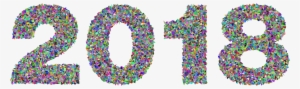2018 Happy New Year Png Transparent - Happy New Year Transparent