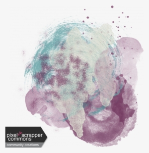 Elegant Autumn Paint Splatter - Digital Scrapbooking