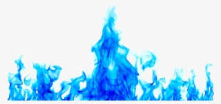 Clipart Flames Blue - Blue Fire Transparent Background