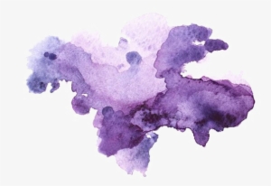 Abstract Watercolor Png Transparent Image - Purple Watercolour Splash Png