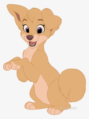 Angel By Kitchiki On Deviantart Clipart - Angel From Lady And The Tramp 2 Drawing
