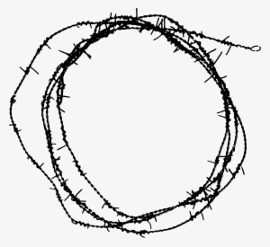 Free Download - Barb Wire Circle Png