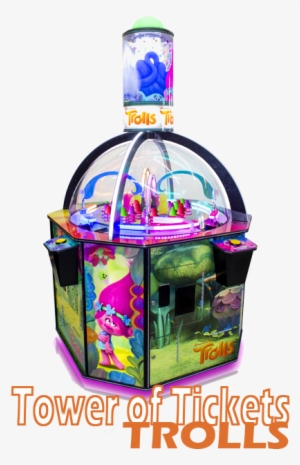 Bay Tek Trolls Tower Of Tickets - Trolls