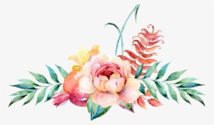 Watercolor Floral Design Png