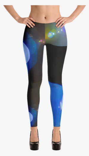 Lens Flare Leggings - Double Hooded Pied French Bulldog Puppy Leggings