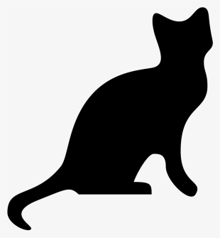 253 × 240 Pixels - Cat Silhouette Clip Art