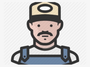 Mustache Clipart - Trucker Icon