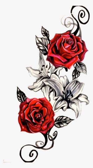 Chest Tattoos Png - Rose Tattoo Png