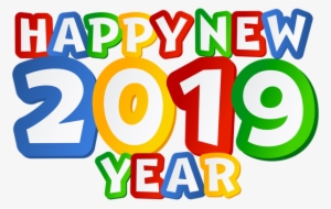2019 Happy New Year Png Clip Art Image - Happy New Year 2019 Clip Art