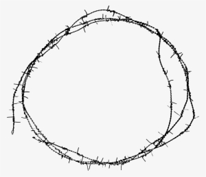 Free Download - Barbed Wire Circle Png