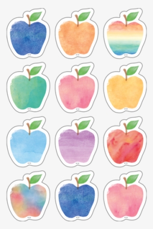 Watercolor Apples Mini Accents - Watercolor Apples