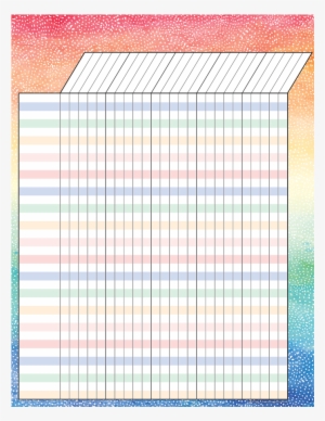 Tcr7930 Watercolor Incentive Chart Image - Teacher Created Resources Colorful Scribble Incentive