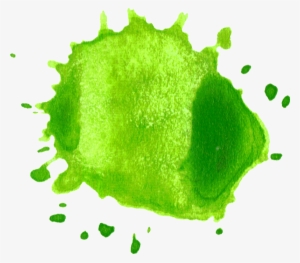 Free Download - Watercolor Green Splash Png