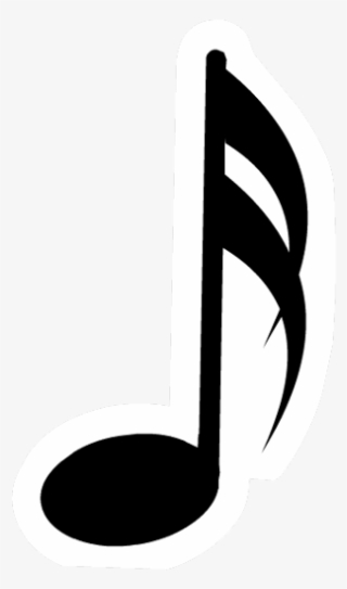 Graphic Music Notes - Single Music Notes Png