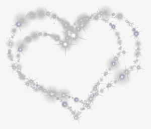 Ftestickers Hearts Sparkle Glitter Purple - Heart Sparkle Png