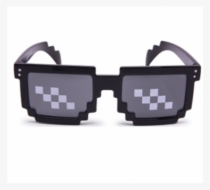 More Views - Deal With It 8 Bit Pixel Framed Glasses