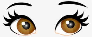 Brown Female Eyes Png Clip Art