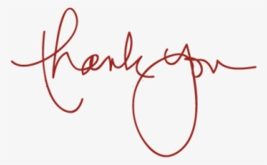 Thank You Handwritten - Thank You Writing Png