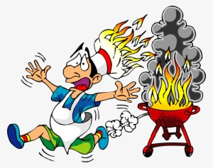 Chicken Say Let Me Go To Cook Funny Clip Art Image - Bbq Cartoon