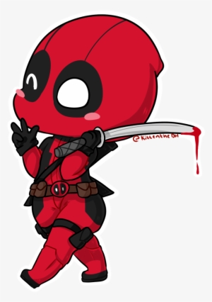 Banner Chibi By Xnekorux On Deviantart - Chibi Deadpool Dibujo