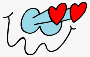 Jpg Royalty Free Download Clip Art Billigakontaktlinser - Cartoon Heart Eyes Png