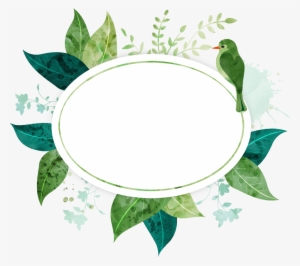 Watercolor Painting Leaf - Serving Tray