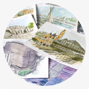 Samsung Places Of Sao Paulo In Watercolor - Battleship