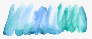 Transparent Watercolor Watercolor Painting - Watercolor Brush Stroke Png
