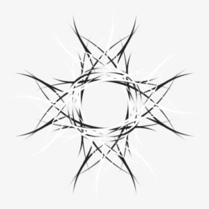 Transparent Tribal Star - Circle