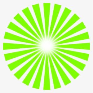 How To Set Use Green Sun Rays Clipart