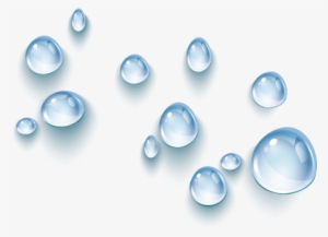 Water-droplets - Blue Water Drops Png
