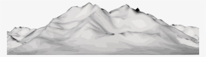Mountains - Mountains Drawing Black And White Png