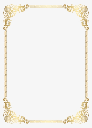 High Quality Images, Borders And Frames, Decorative - Gold Border High Resolution
