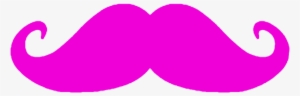 Mustache Png - Pink Mustache No Background