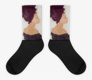 "watercolor Turban" Socks - Sock