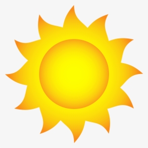 Transparent Sun Png Clipart Picture - Sun With Black Background