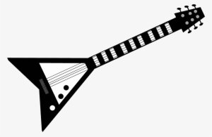 This Free Icons Png Design Of Grayscale Electric Guitar