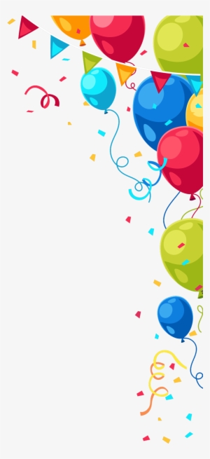 Happy Balloons Peoplepng Com Banner Freeuse - Aniversariantes Do Mês De Agosto