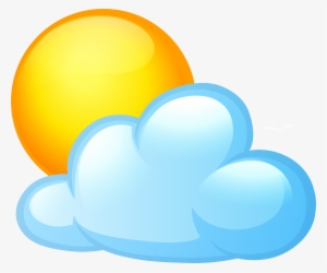 Sun And Cloud Png Clip Art Image