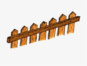 Fence, Wood, Watercolor, Isolated, Handpainted, Comic - รั้ว ไม้ การ์ตูน Png