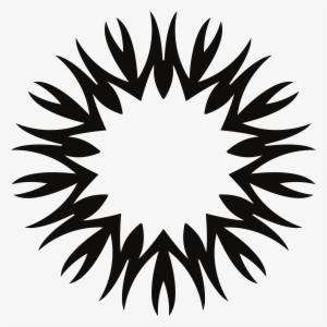 28 Collection Of Sun Clipart Png Black And White - Black Sun Png