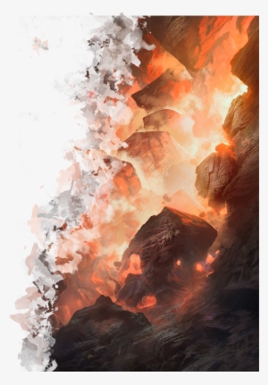 The Plane Of Zendikar Is A Spherical World, Much Like - Mtg Basic Land Mountain