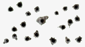 Bullet Hole Wall Png Banner Free - Igneous Rock