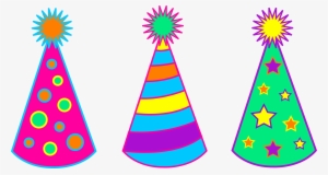Birthday Hat Clipart - Birthday Party Hats Clipart