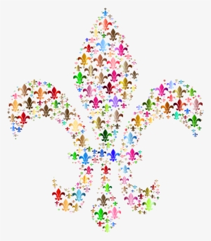 This Free Icons Png Design Of Colorful Fleur De Lis