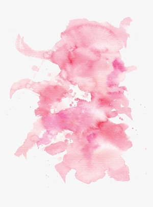Abstract Watercolor Download Png Image - Watercolor Pink Splash Png