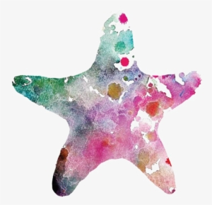 Painting Drawing Transprent Png Free Download Pink - Watercolor Seashells And Starfish Png