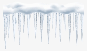 Svg Black And White Library Large Icicles Transparent - Icicles Transparent