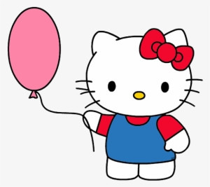 Svg Royalty Free Library Clip Art Cartoon Balloon - Hello Kitty Balloon Clipart