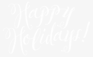 Happy Holidays - Happy Holidays Png Transparent White